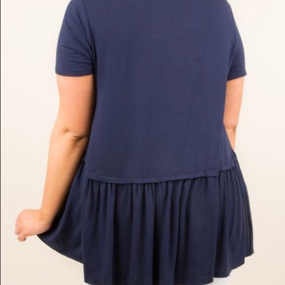 Drop waist Ruffle Bottom top - Picture 5 of 5